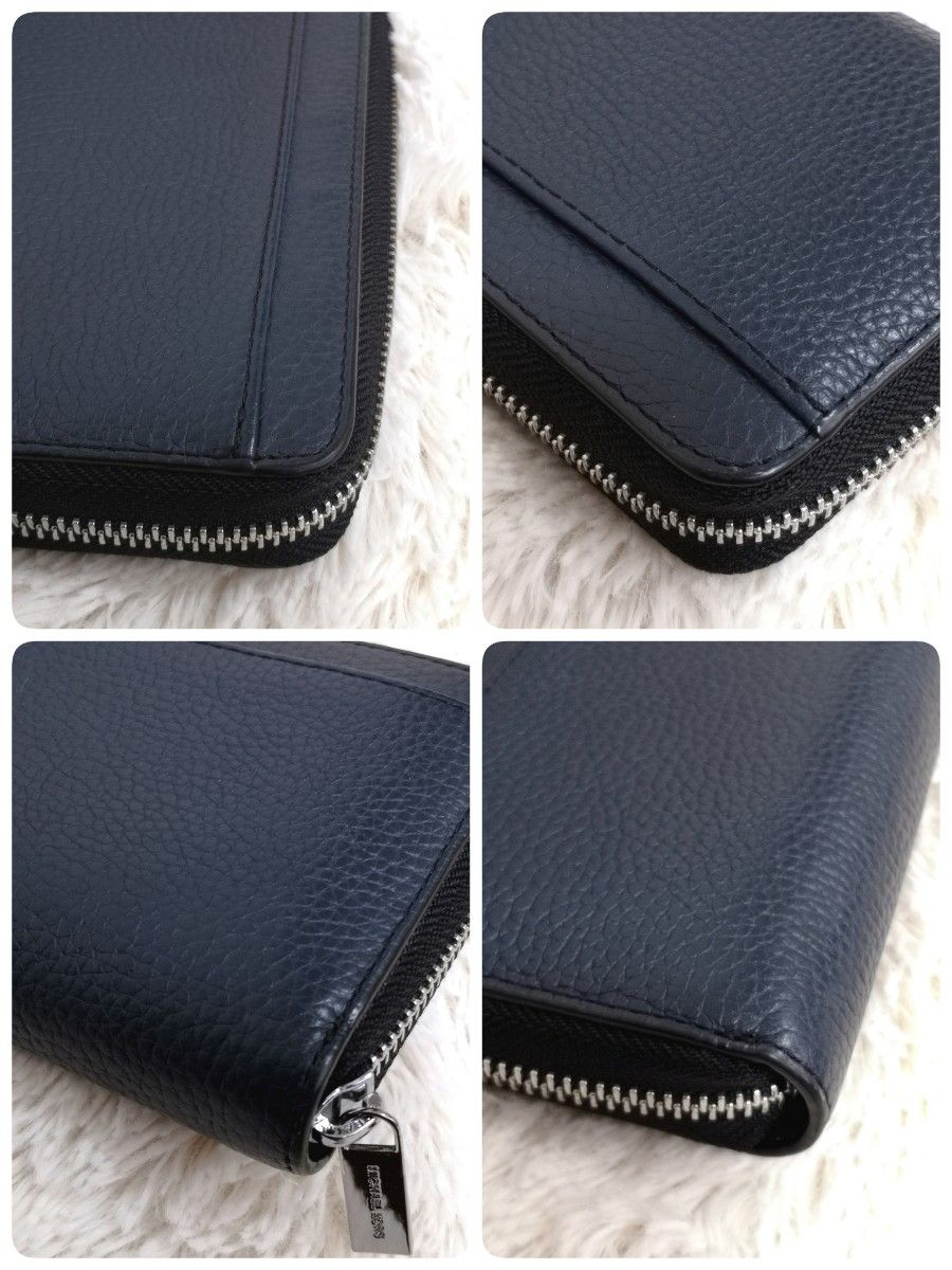 美品】マイケルコース メンズ 財布 長財布 ラウンドファスナー 美品】マイケルコース メンズ 財布 長財布 ラウンドファスナー
