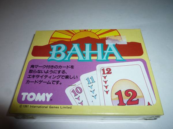 未開封 レトロ ビンテージ レア TOMY カードゲーム BAHA 希少