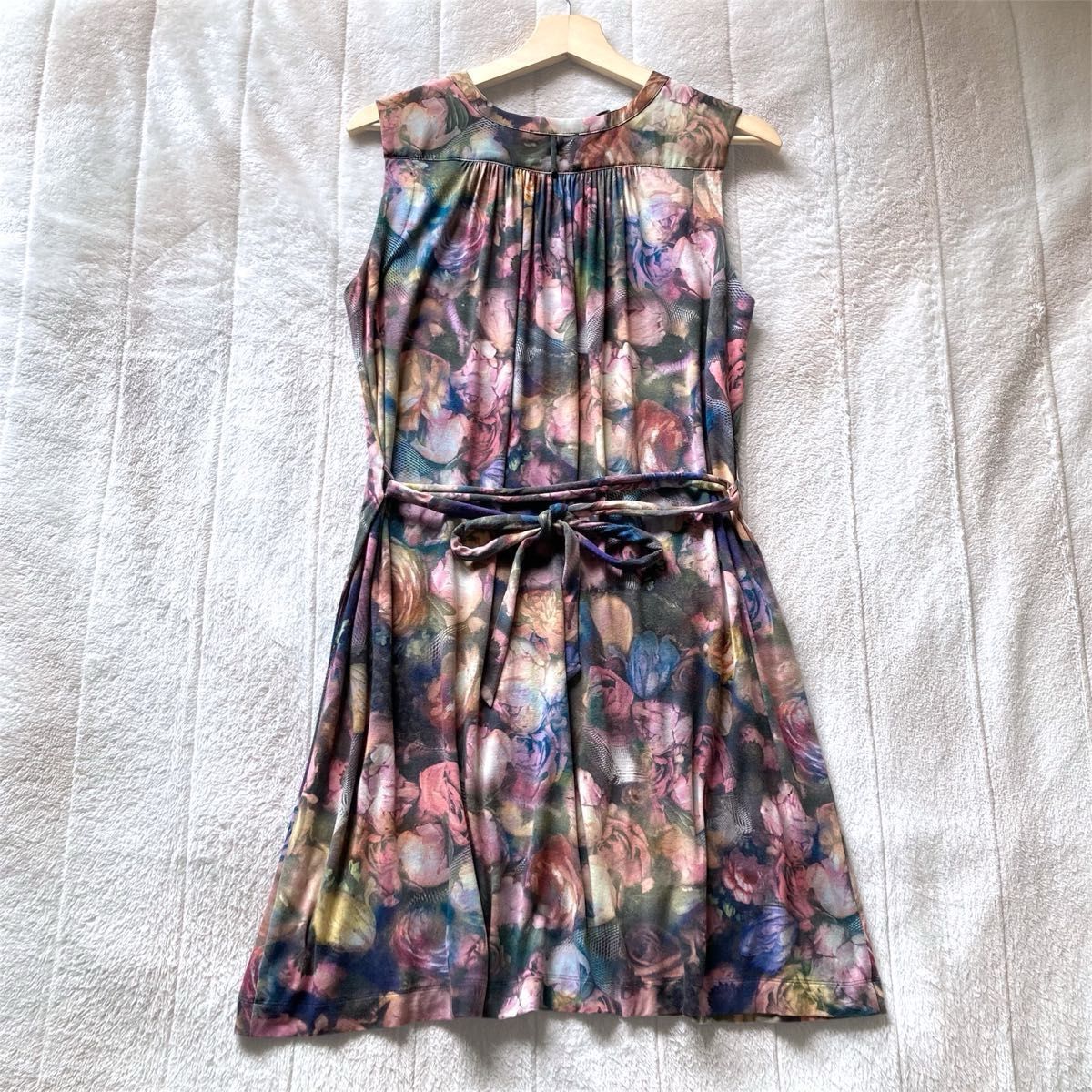 Paul Smith ポールスミス ぼかし花柄ワンピース レーヨン Paul Smith ポールスミス ぼかし花柄ワンピース レーヨン