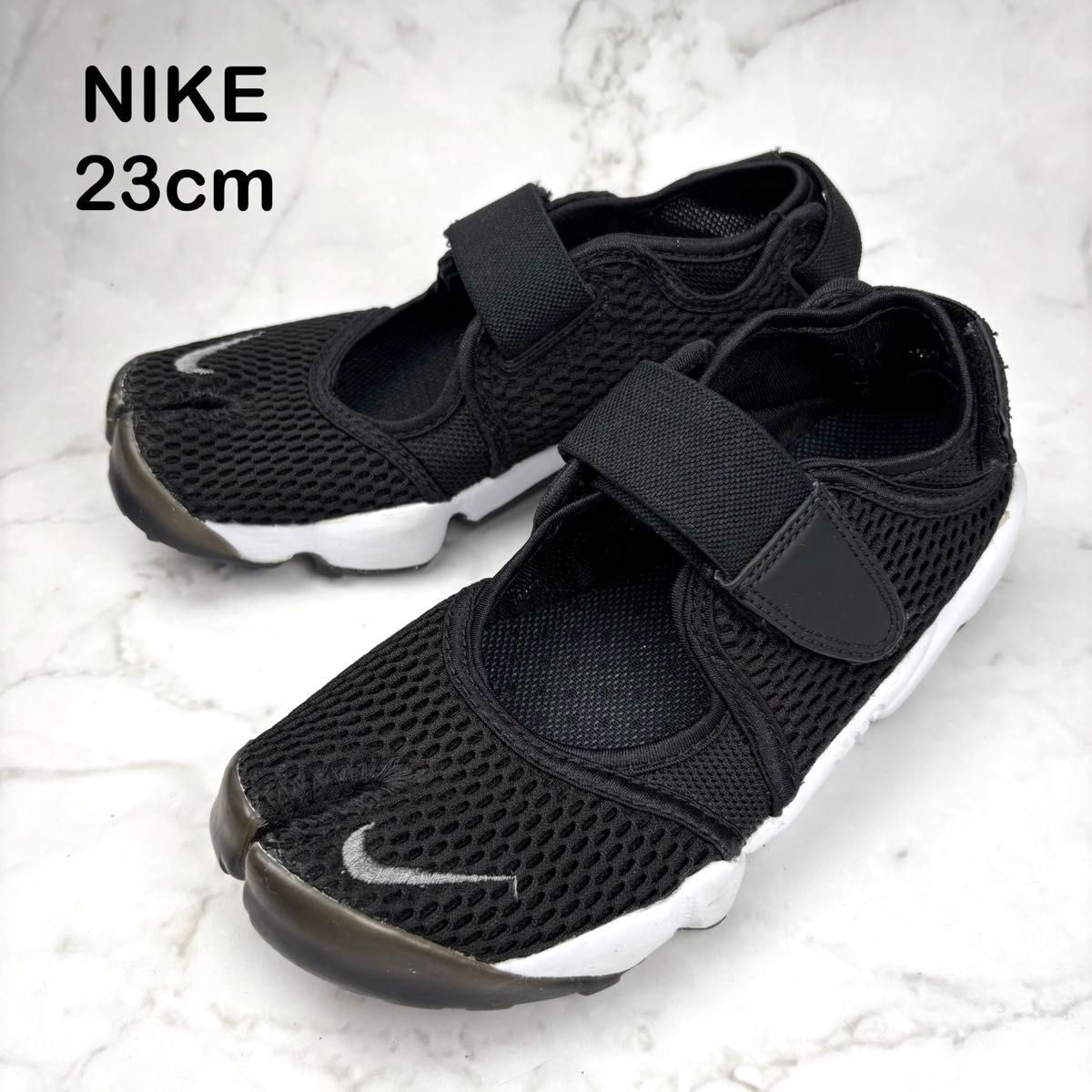美品】NIKE ナイキ エアリフト 23 黒 足袋 シューズ たび 美品】NIKE ナイキ エアリフト 23 黒 足袋 シューズ たび