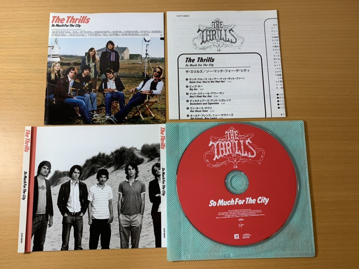 CD ★ ザ・スリルズ　The Thrills「So Much For The City」国内盤 / プラケースなし 不織布_画像3