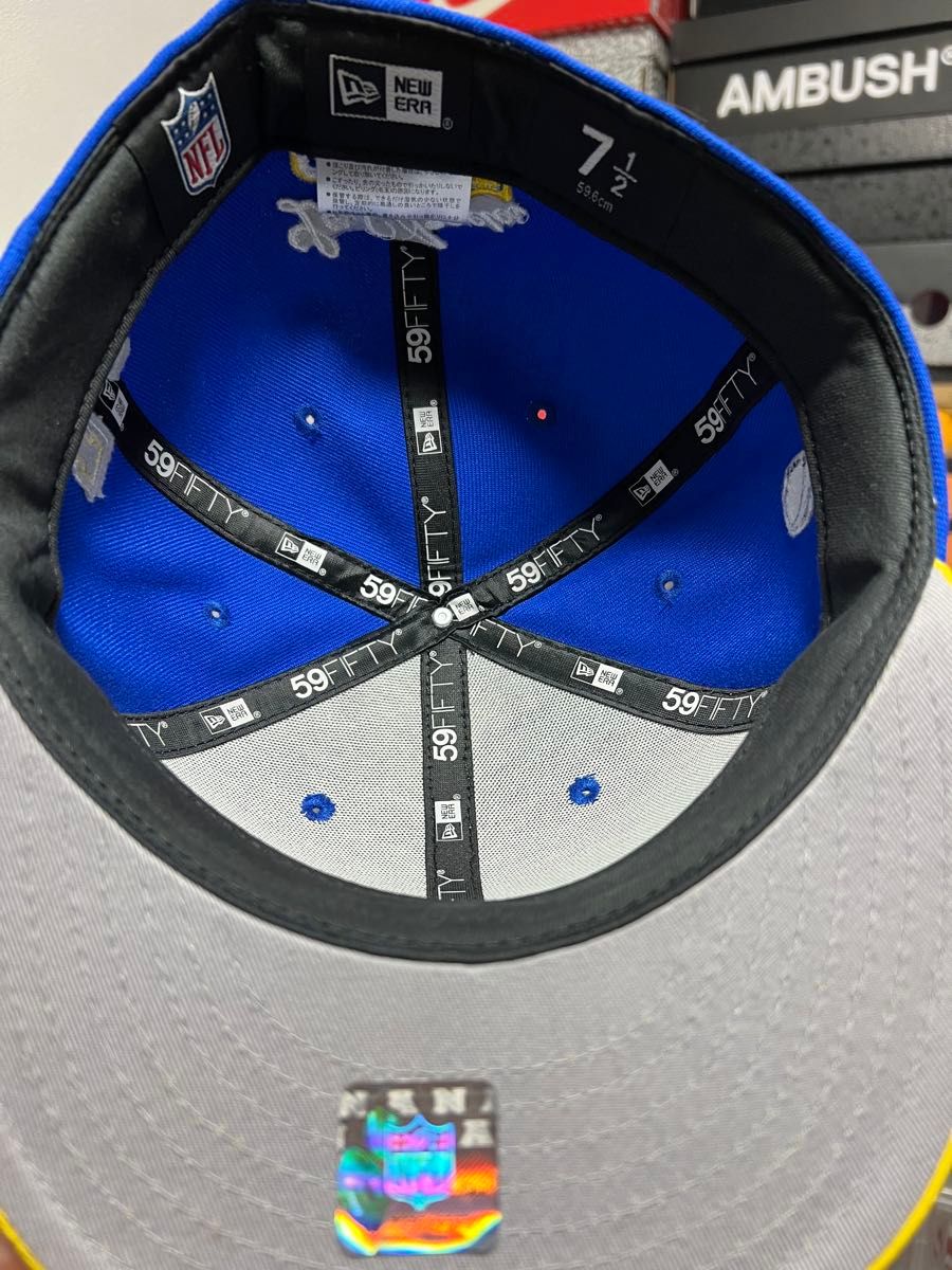 59FIFTY Letterman ロサンゼルス・ラムズ ブル ニューエラ 59FIFTY Letterman ロサンゼルス・ラムズ ブル ニューエラ