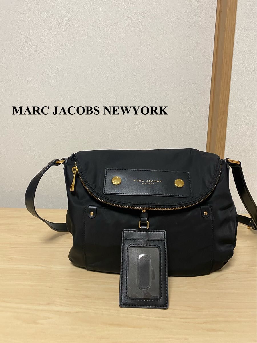 美品】MARC JACOBS NEWYORK ショルダーバッグ ブラック|Yahoo 美品】MARC JACOBS NEWYORK ショルダーバッグ ブラック|Yahoo