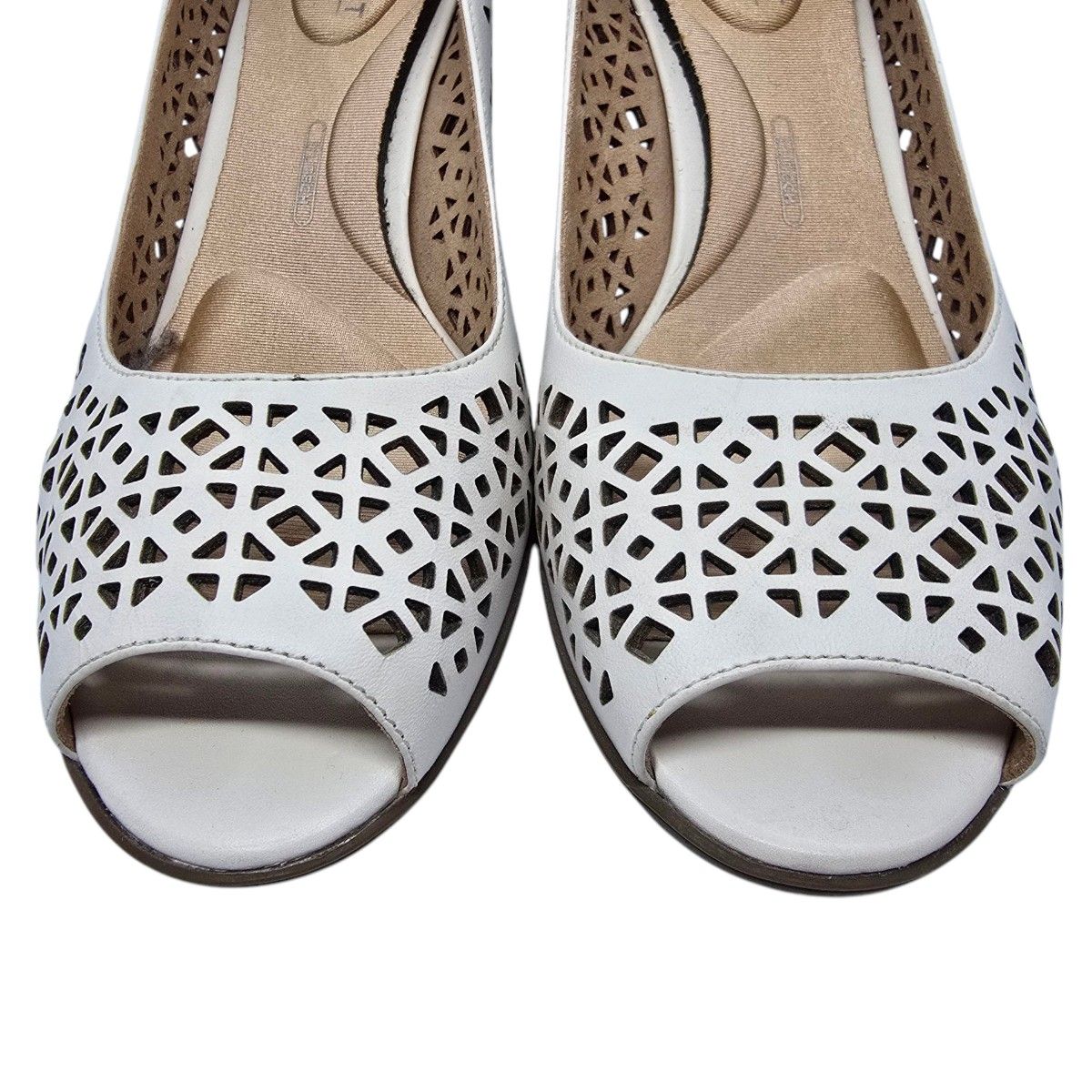 未使用級 超美品】ROCKPORT ロックポート 本革 オープントゥ 未使用級 超美品】ROCKPORT ロックポート 本革 オープントゥ