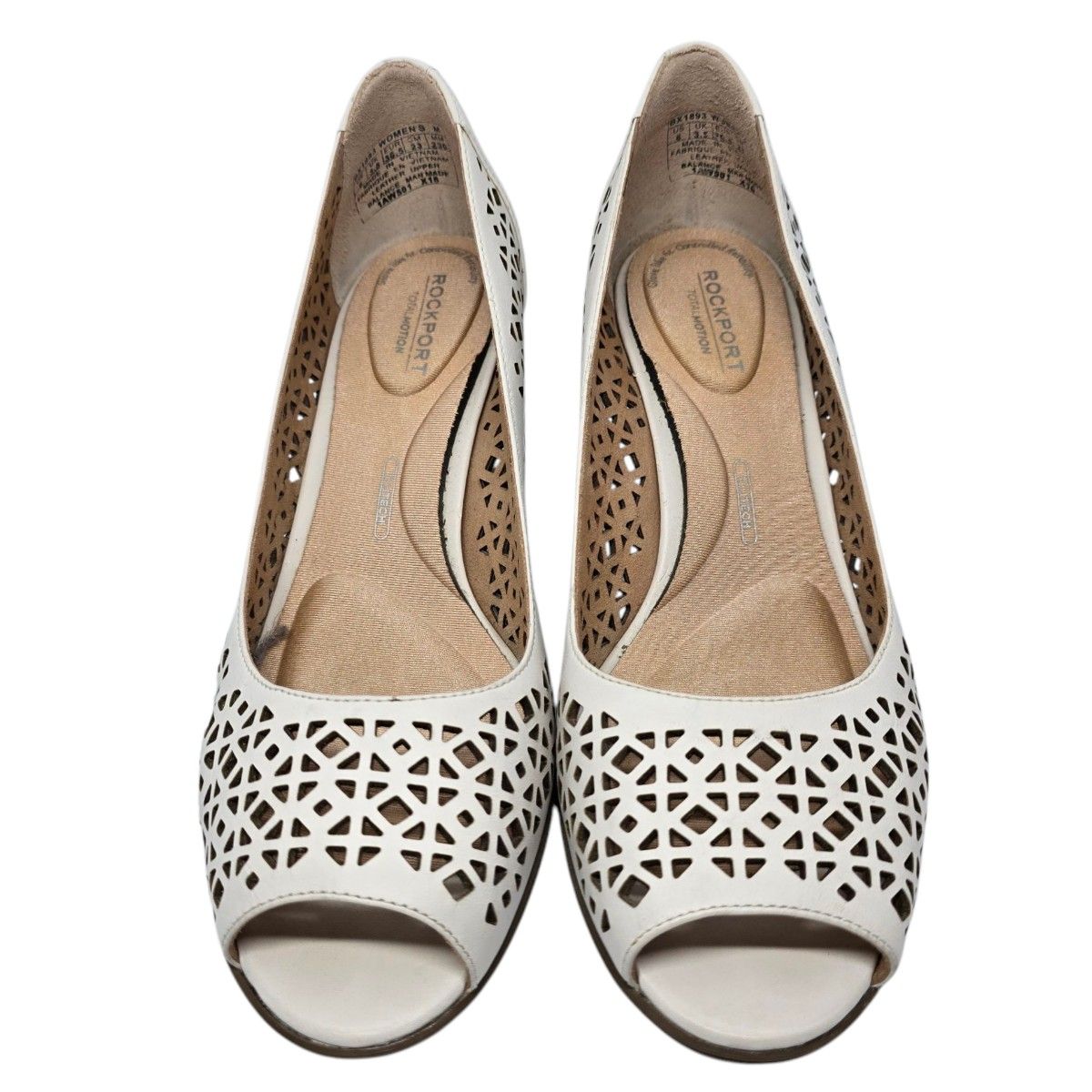 未使用級 超美品】ROCKPORT ロックポート 本革 オープントゥ 未使用級 超美品】ROCKPORT ロックポート 本革 オープントゥ