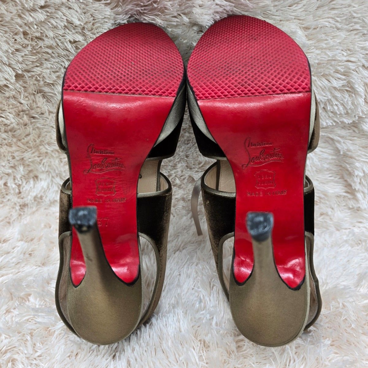 Christian Louboutin クリスチャンルブタン オープントゥ バック Christian Louboutin クリスチャンルブタン オープントゥ バック