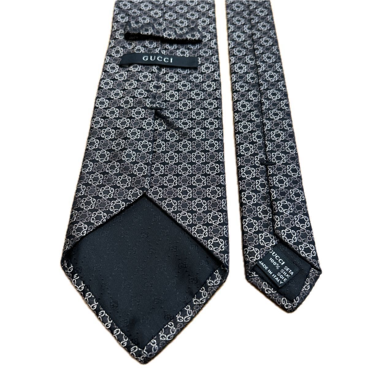 極美品】グッチ GUCCI ネクタイ ブランドネクタイ シルク 極美品】グッチ GUCCI ネクタイ ブランドネクタイ シルク