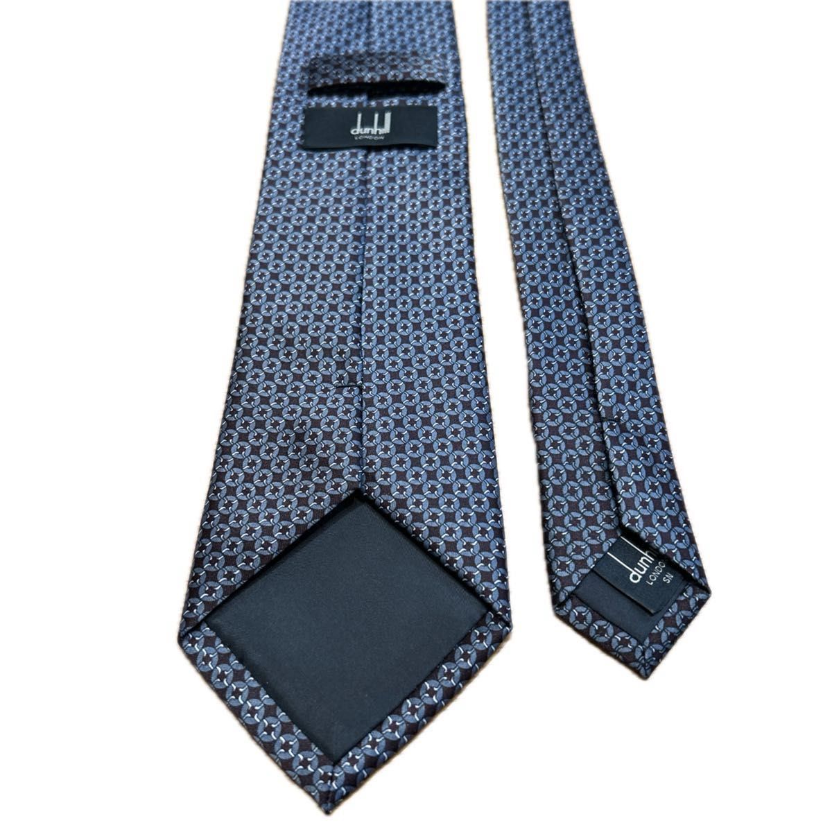 極美品】ダンヒル dunhill ネクタイ 紳士 ブランドネクタイ 極美品】ダンヒル dunhill ネクタイ 紳士 ブランドネクタイ