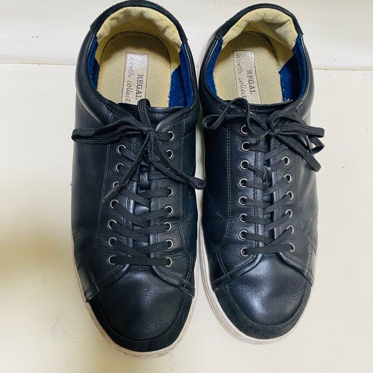REGAL レザー スニーカー ビジネス シューズ 26cm ブラック REGAL レザー スニーカー ビジネス シューズ 26cm ブラック