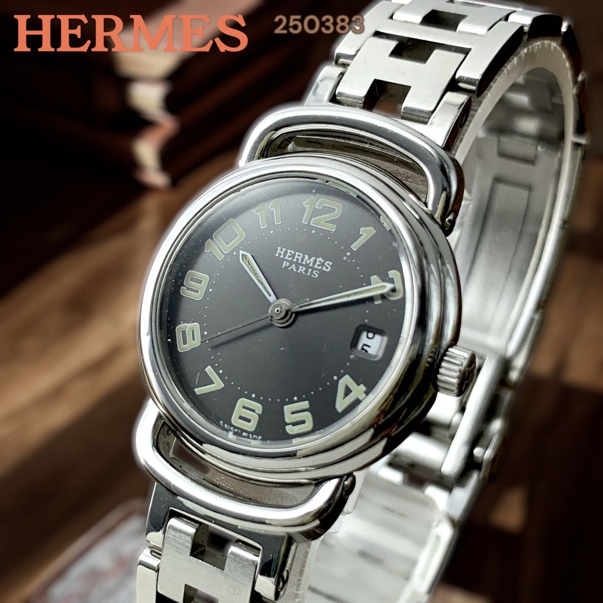 正規品 HERMES/エルメス プルマン PU2 210 デイト レディース 正規品 HERMES/エルメス プルマン PU2 210 デイト レディース
