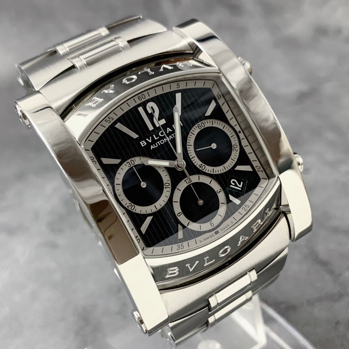 極美品 BVLGARI/ブルガリ アショーマ AA48SCH クロノグラフ 極美品 BVLGARI/ブルガリ アショーマ AA48SCH クロノグラフ