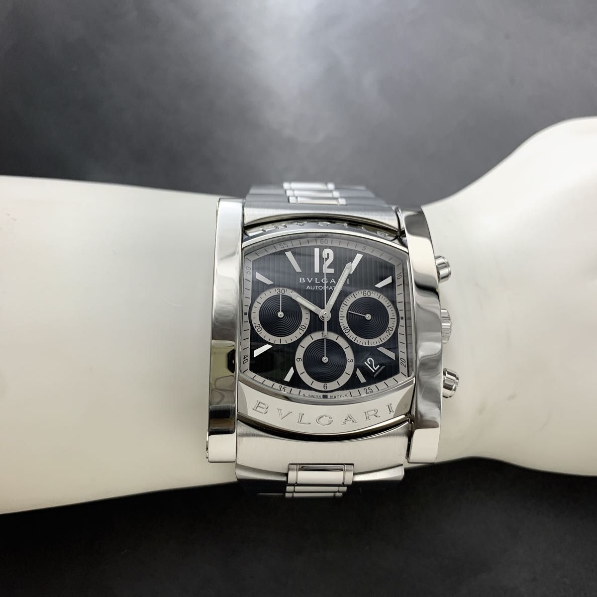 極美品 BVLGARI/ブルガリ アショーマ AA48SCH クロノグラフ 極美品 BVLGARI/ブルガリ アショーマ AA48SCH クロノグラフ