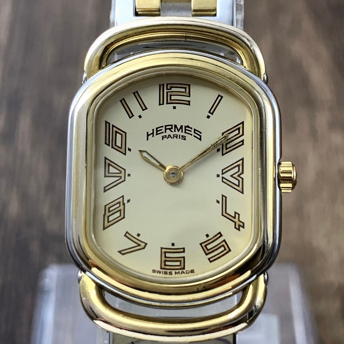 エルメス/HERMES ラリー RA1 240 ゴールド文字盤 レディース エルメス/HERMES ラリー RA1 240 ゴールド文字盤 レディース