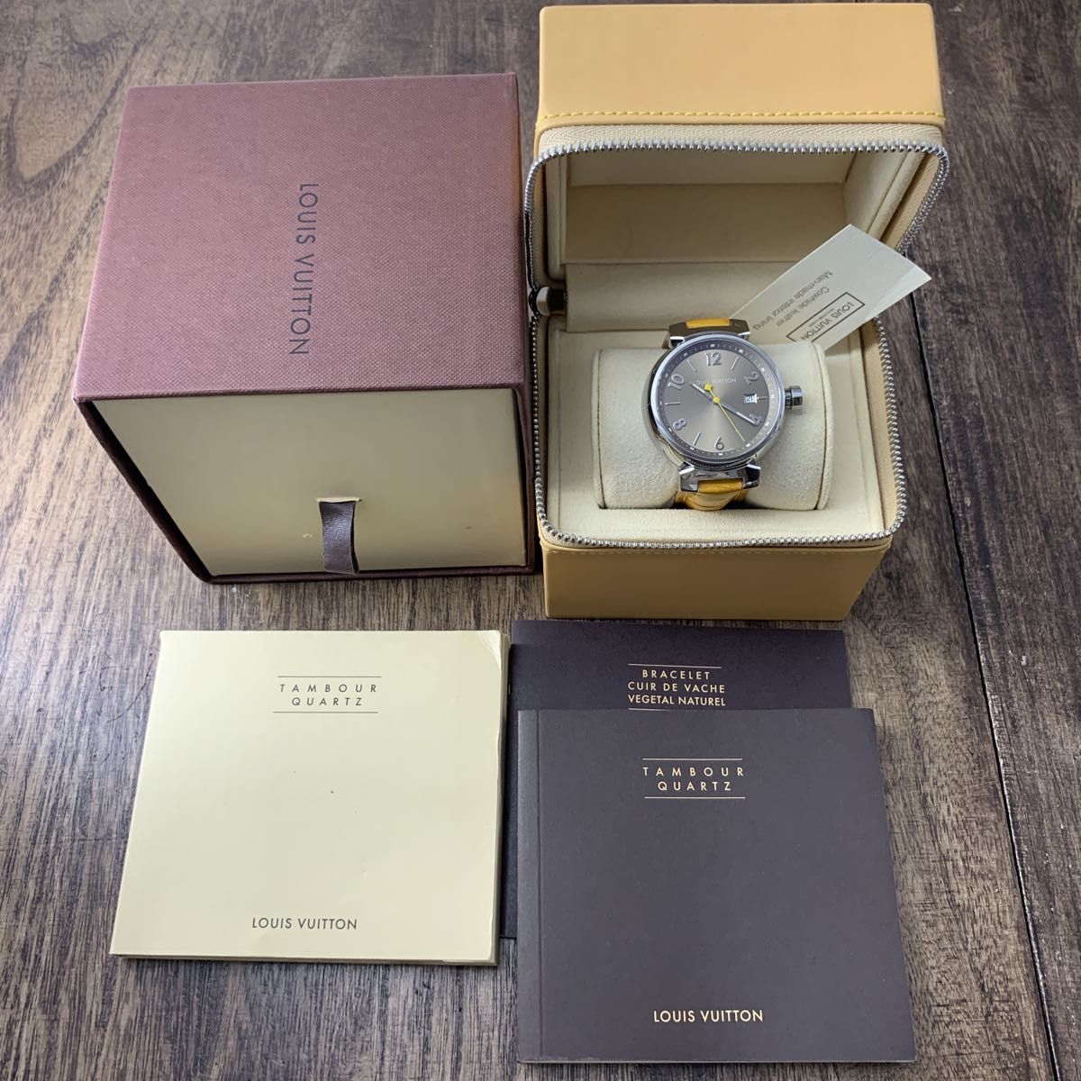 外箱&保証書付 ルイヴィトン/LOUIS VUITTON Q1112 タンブール 外箱&保証書付 ルイヴィトン/LOUIS VUITTON Q1112 タンブール