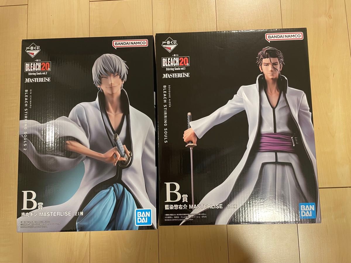 ブリーチ フィギュア 一番くじ 藍染惣右介 市丸ギン 未開封 ブリーチ フィギュア 一番くじ 藍染惣右介 市丸ギン 未開封