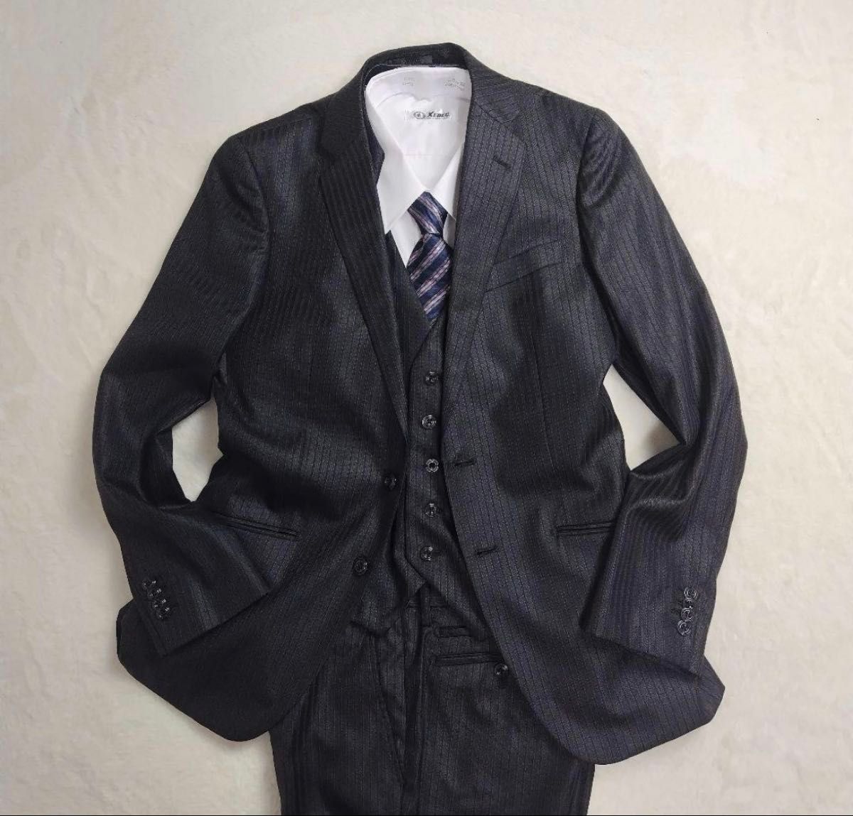 極美品】MONSIEUR NICOLE 48サイズ ムッシュニコル 光沢 極美品】MONSIEUR NICOLE 48サイズ ムッシュニコル 光沢