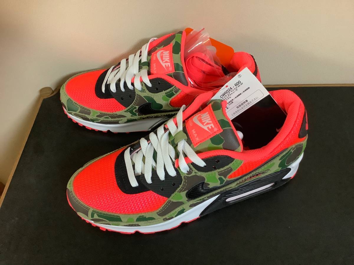 送料無料26.5cm★atmos xNIKE AIR MAX 90 SP “DUCK CAMO” US8.5 アトモス ナイキ エア マックス 90 SP ダック カモ_画像5