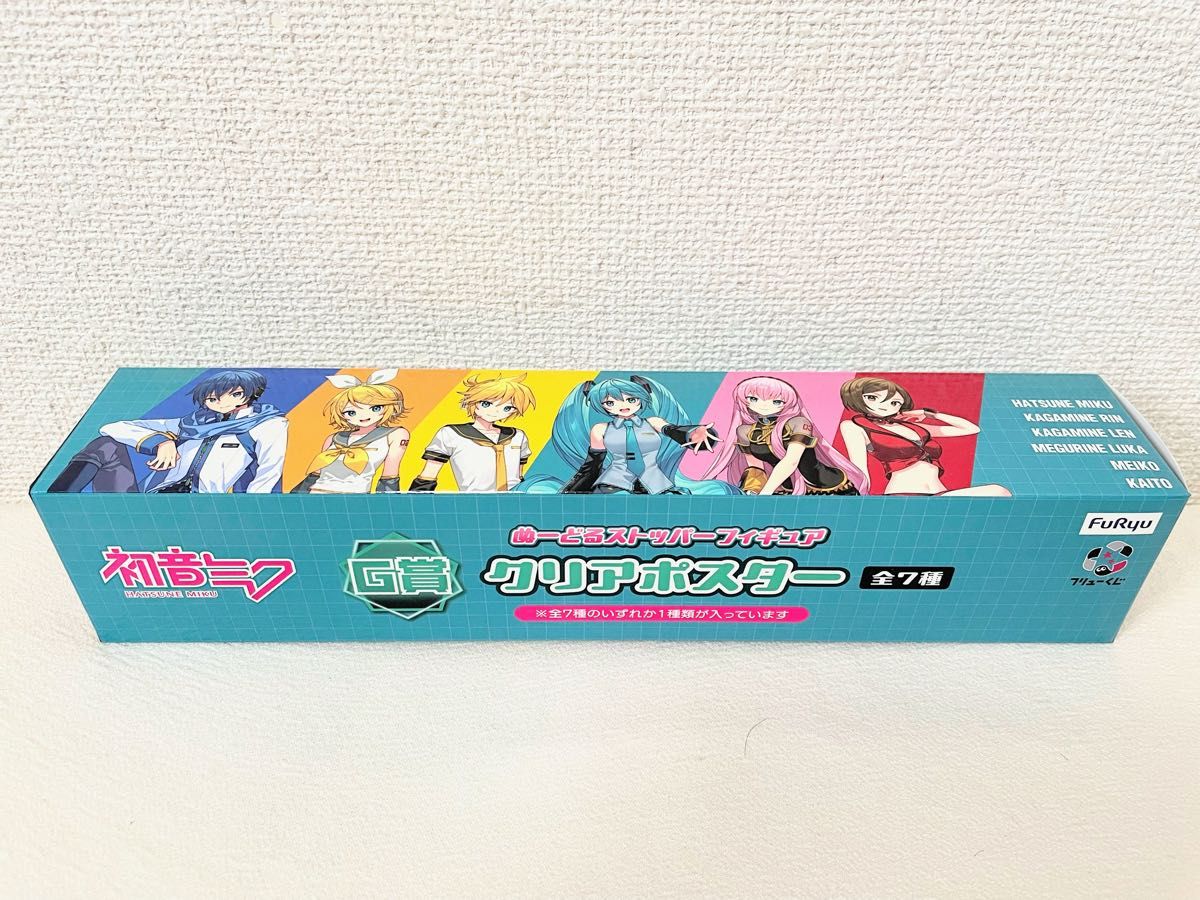 初音ミク ぬーどるストッパーフィギュア クリアポスター G賞 巡 初音ミク ぬーどるストッパーフィギュア クリアポスター G賞 巡