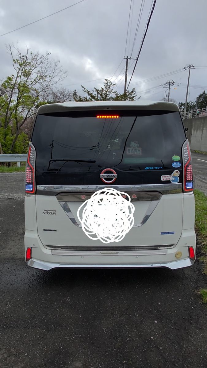 ★日産セレナC27 LEDテールランプ左右 インナーブラック塗装(シーケンシャルON&OFFスイッチ付き)車検対応★