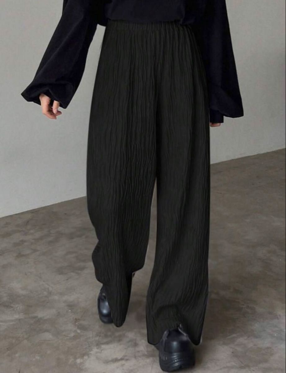 SHEIN スラックス カジュアルパンツ ブラック XLサイズ|Yahoo SHEIN スラックス カジュアルパンツ ブラック XLサイズ|Yahoo