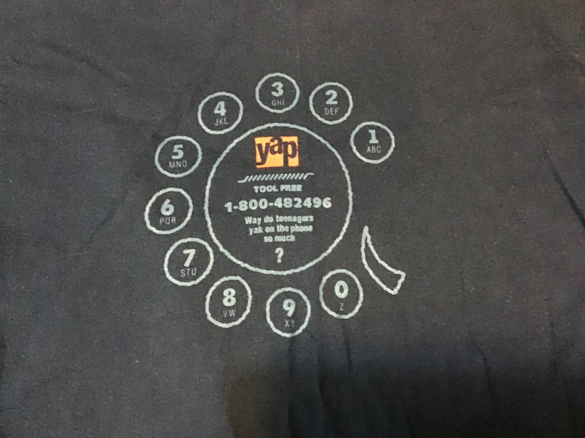 ハリウッド ランチ マーケット second edition made in USA ダイヤル テレフォン Tシャツ インディゴ ハリラン ハイスタンダード Okura_画像2