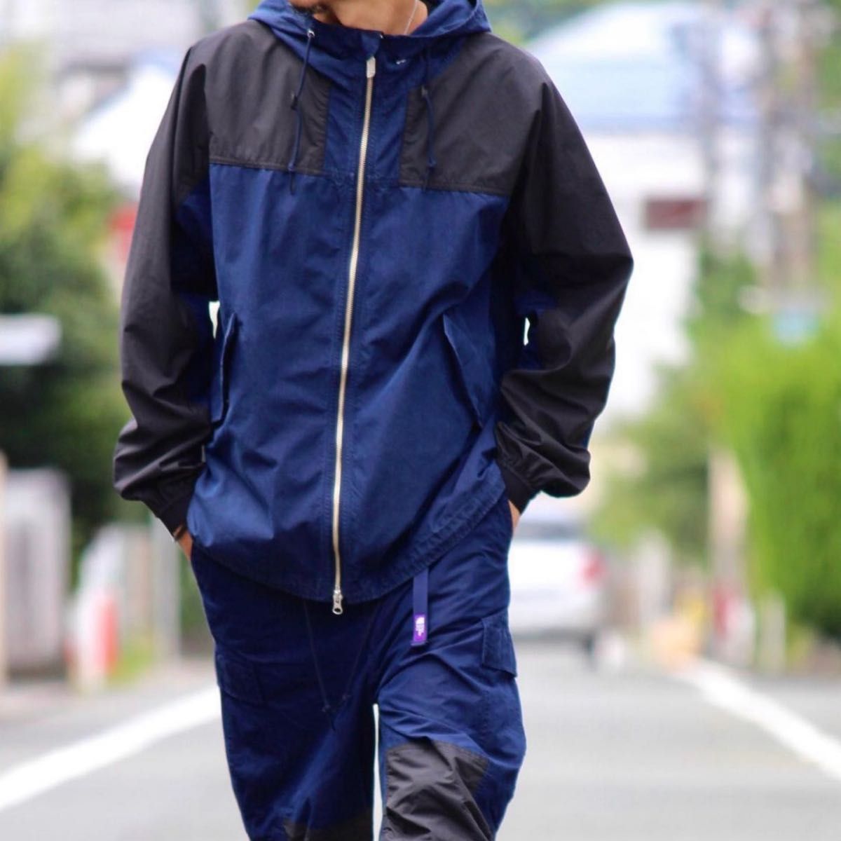 美品タグ付き】ノースフェイス パープルレーベル【Indigo 美品タグ付き】ノースフェイス パープルレーベル【Indigo