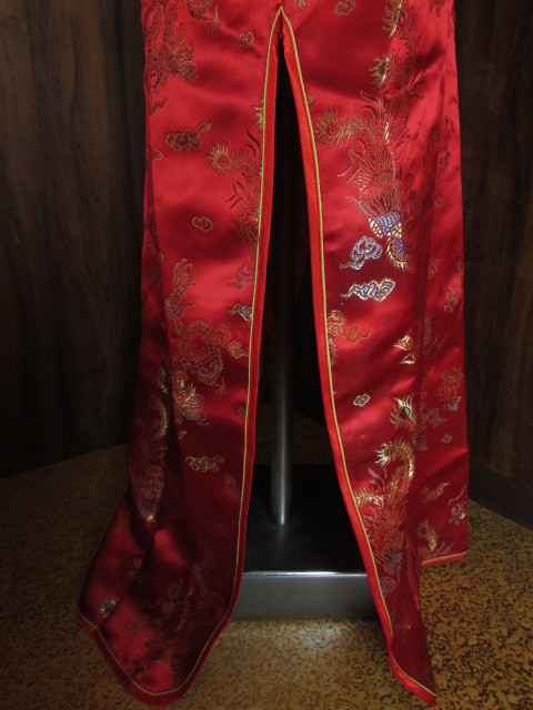チャイナドレス 赤 レッド 服 パーティ コスプレ ハロウィン 中国 中華 仮装 キャバ嬢 ageha_画像5