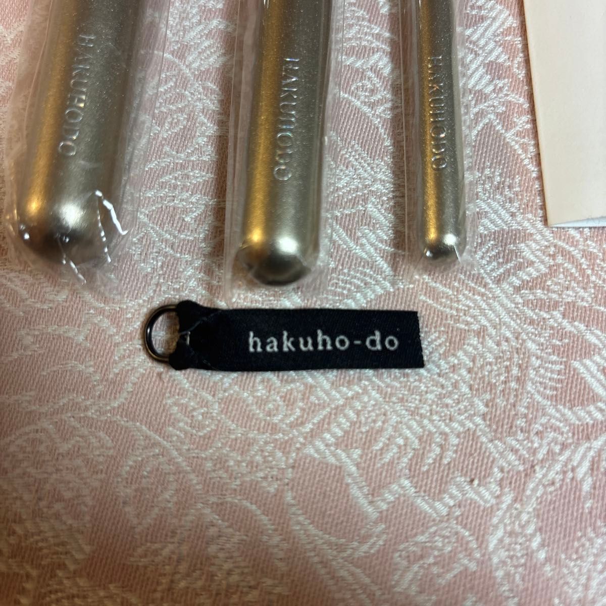 未使用品】白鳳堂 化粧筆 メイクブラシ3本セット(パウダー筆 未使用品】白鳳堂 化粧筆 メイクブラシ3本セット(パウダー筆