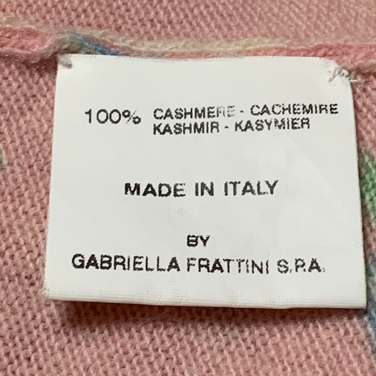 花柄カーディガン カシミヤ100% ビーズ 総柄 長袖 イタリア製 花柄カーディガン カシミヤ100% ビーズ 総柄 長袖 イタリア製