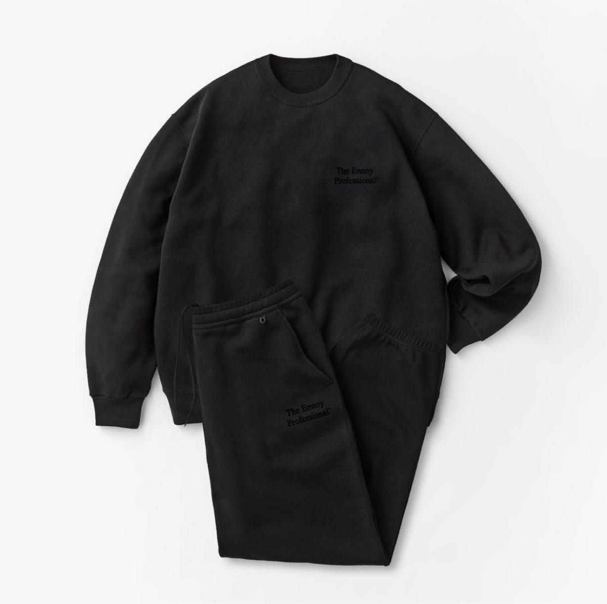 最安値 25SS ennoy PROFESSIONAL CREW SWEAT スウェット BLACK 最安値 25SS ennoy PROFESSIONAL CREW SWEAT スウェット BLACK