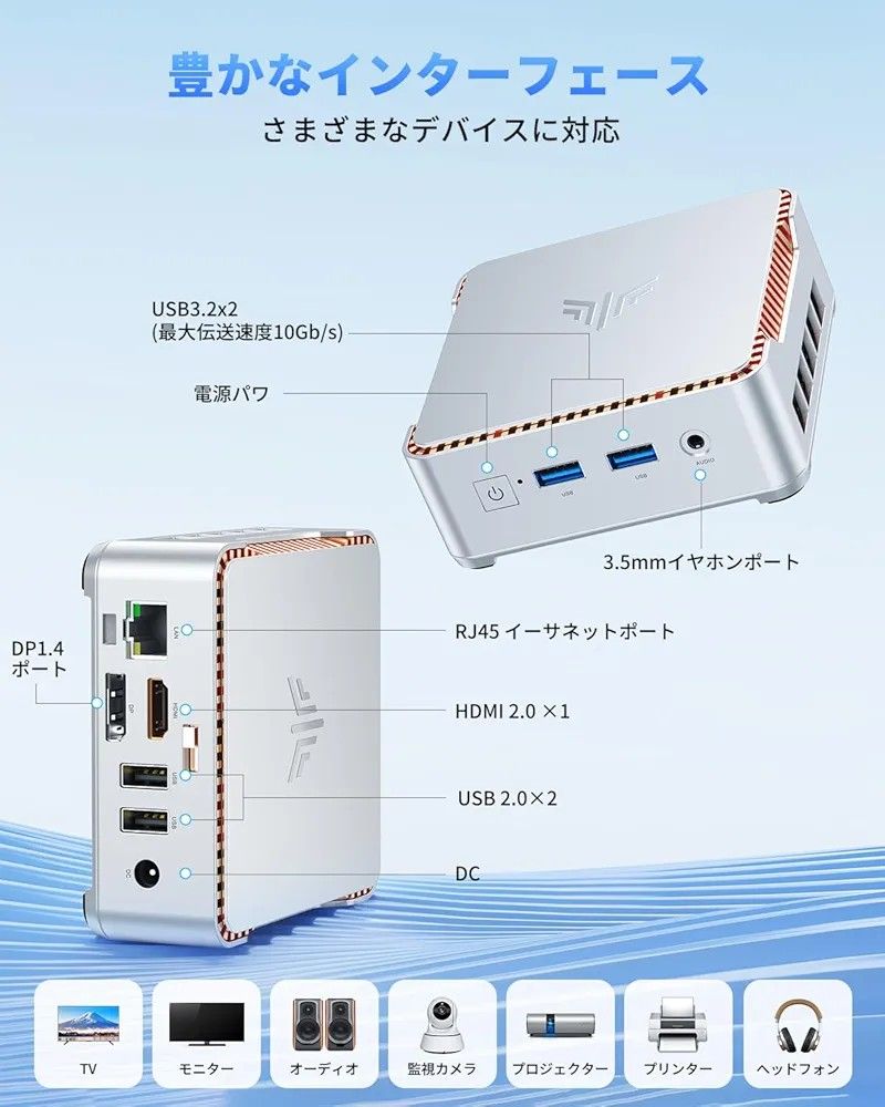 NiPoGi ミニPC Windows N150 SSD 256gb 8GB+256GB SSD Windows11 NiPoGi ミニPC Windows N150 SSD 256gb 8GB+256GB SSD Windows11