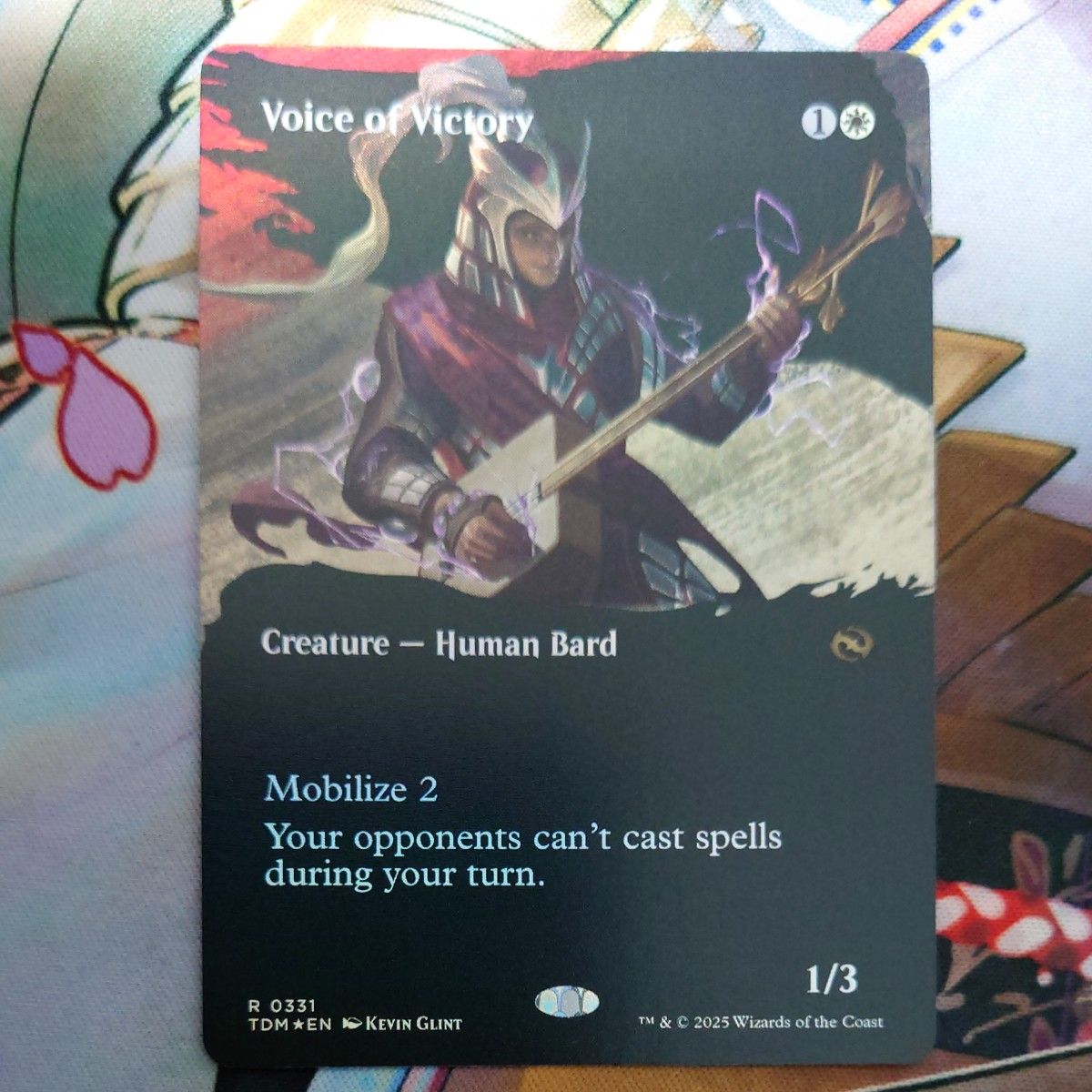 MTG 勝利の楽士 / Voice of Victory ボーダレスfoil 英語版 MTG 勝利の楽士 / Voice of Victory ボーダレスfoil 英語版