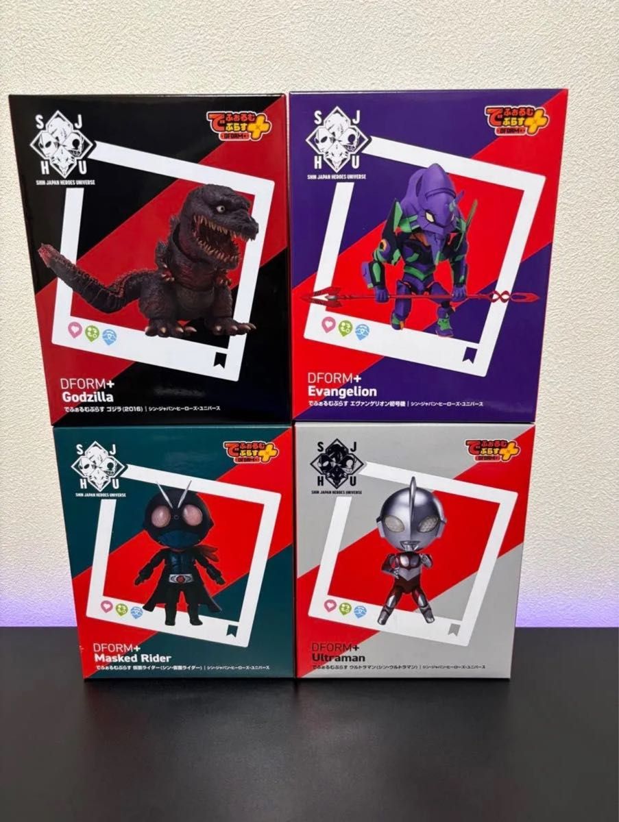 でふぉるむぷらす ゴジラ 仮面ライダー エヴァンゲリオン でふぉるむぷらす ゴジラ 仮面ライダー エヴァンゲリオン
