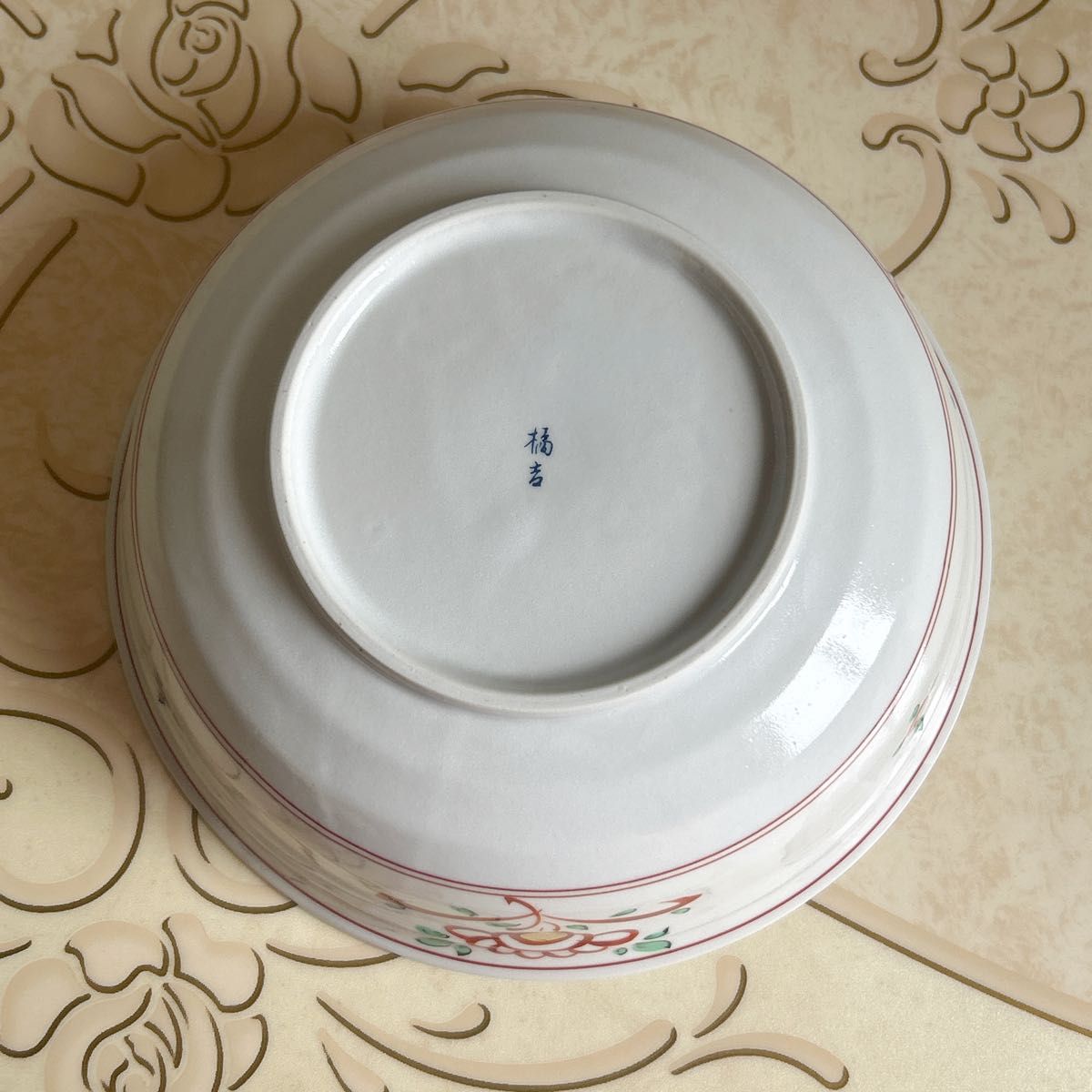 たち吉 赤絵 盛鉢 大鉢 煮物鉢 金彩 深皿 中鉢 花紋 和食器 輪花 たち吉 赤絵 盛鉢 大鉢 煮物鉢 金彩 深皿 中鉢 花紋 和食器 輪花