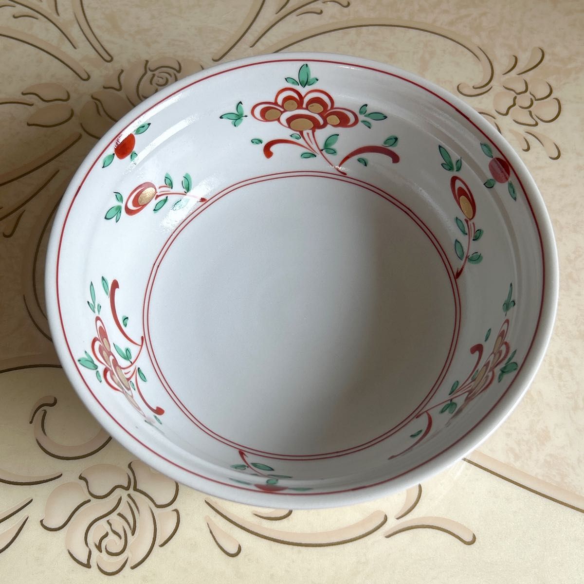 たち吉 赤絵 盛鉢 大鉢 煮物鉢 金彩 深皿 中鉢 花紋 和食器 輪花 たち吉 赤絵 盛鉢 大鉢 煮物鉢 金彩 深皿 中鉢 花紋 和食器 輪花