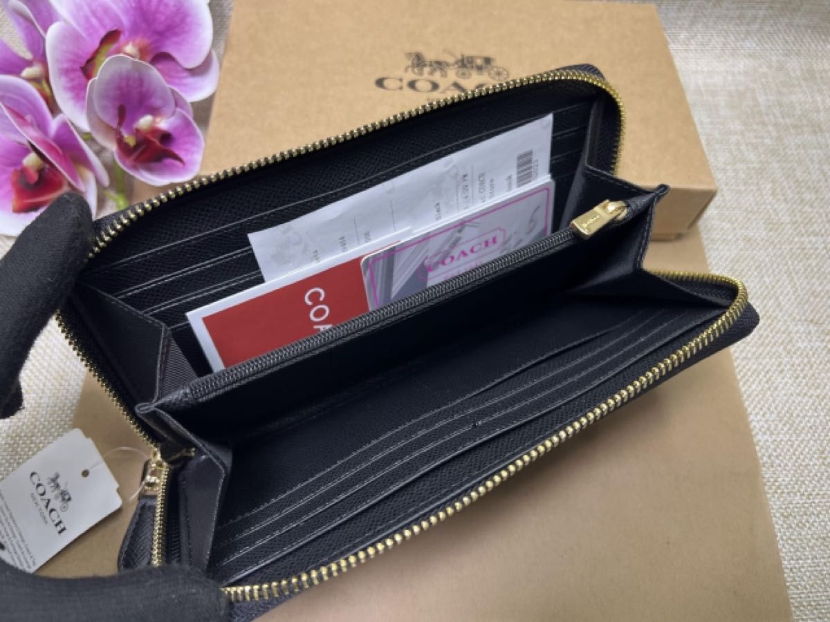 COACH 長財布 ロング ジップ ウォレット コーチ財布 パックマン COACH 長財布 ロング ジップ ウォレット コーチ財布 パックマン