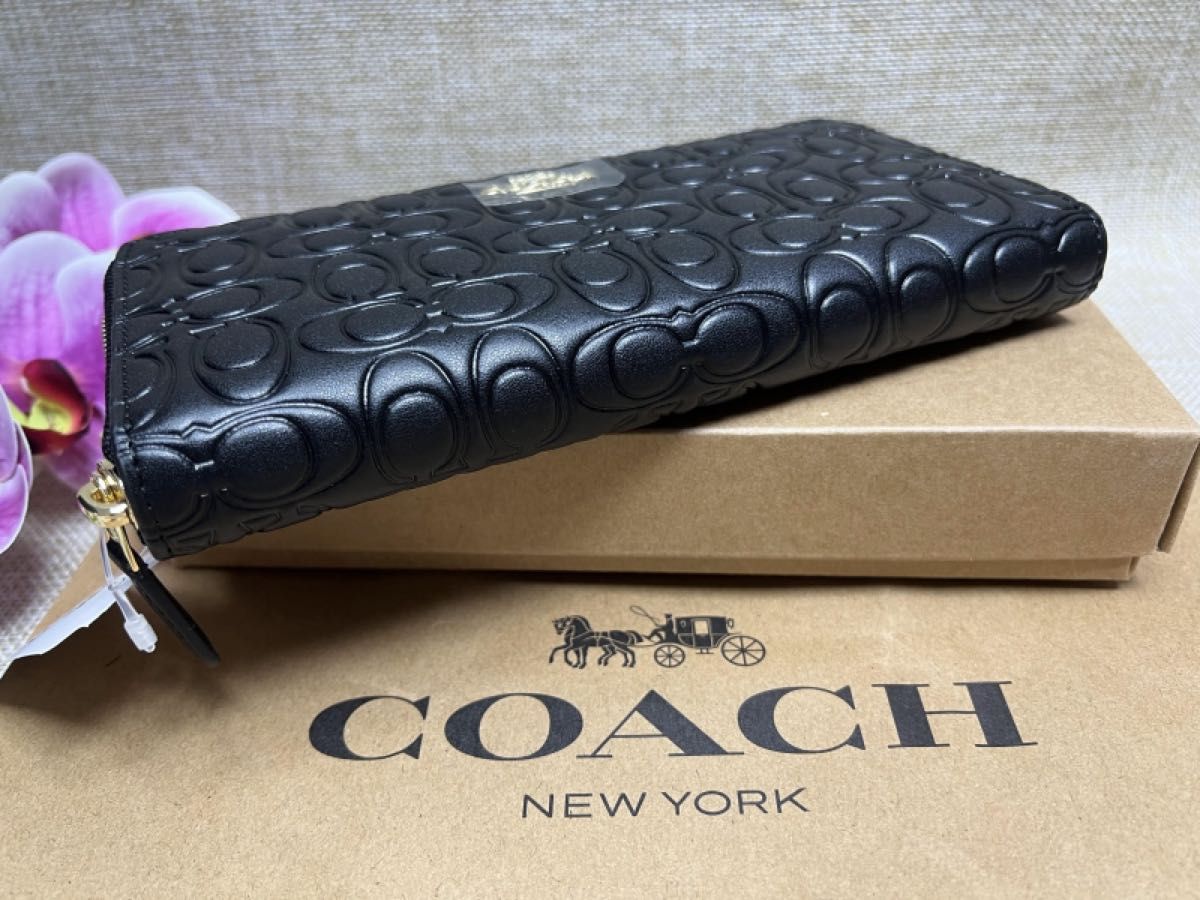 COACH 長財布 コーチ 財布 シグネチャー 立体 ラウンド COACH 長財布 コーチ 財布 シグネチャー 立体 ラウンド