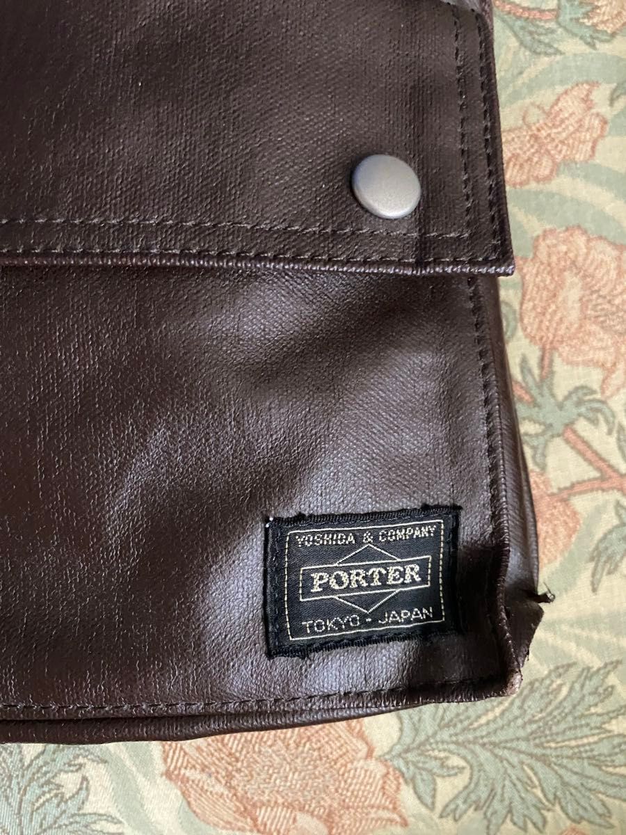 PORTER ショルダーバッグ レザー ブラウン|Yahoo!フリマ(旧 PORTER ショルダーバッグ レザー ブラウン|Yahoo!フリマ(旧