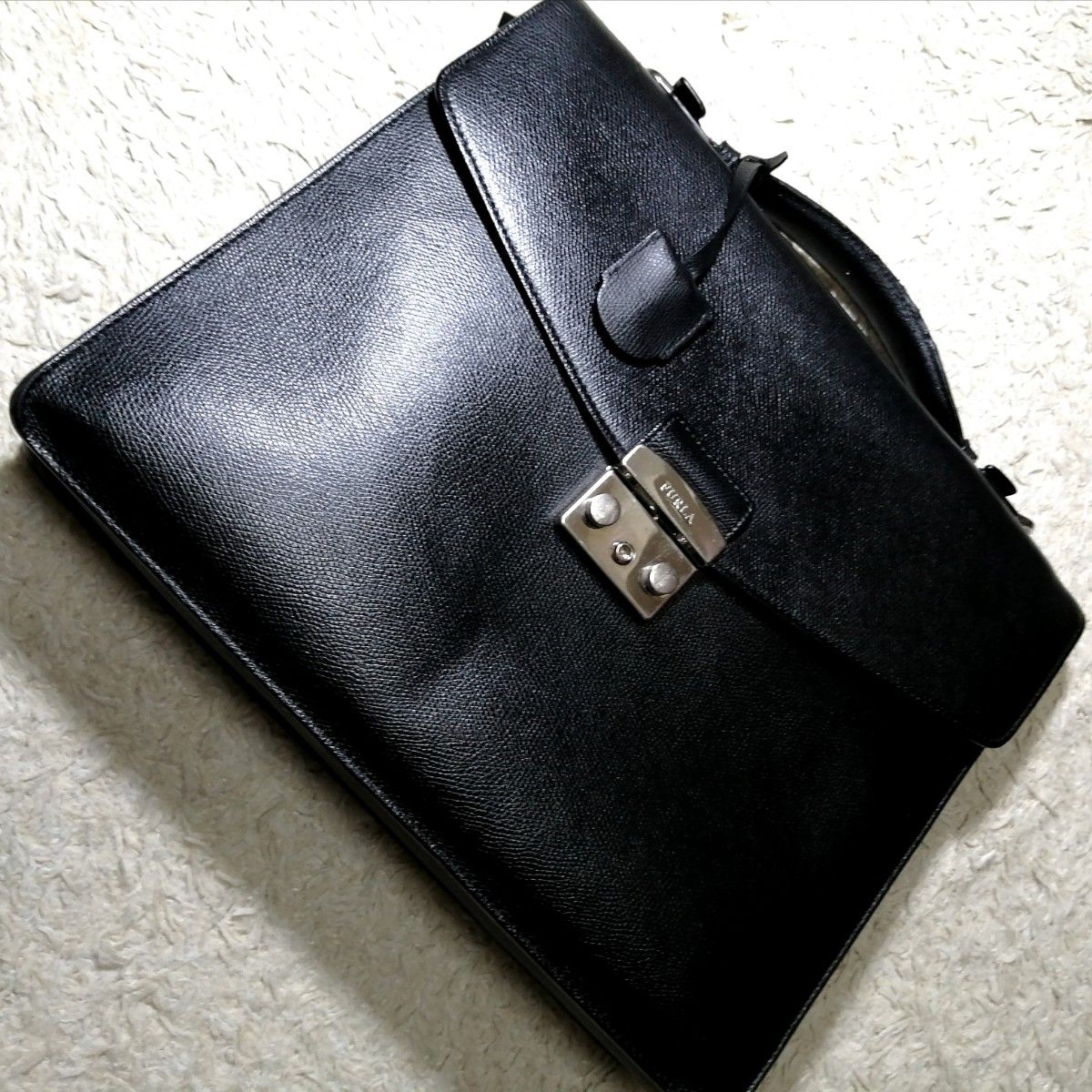 FURLA フルラ オールレザー ビジネスバッグ 高級 ブリーフケース FURLA フルラ オールレザー ビジネスバッグ 高級 ブリーフケース