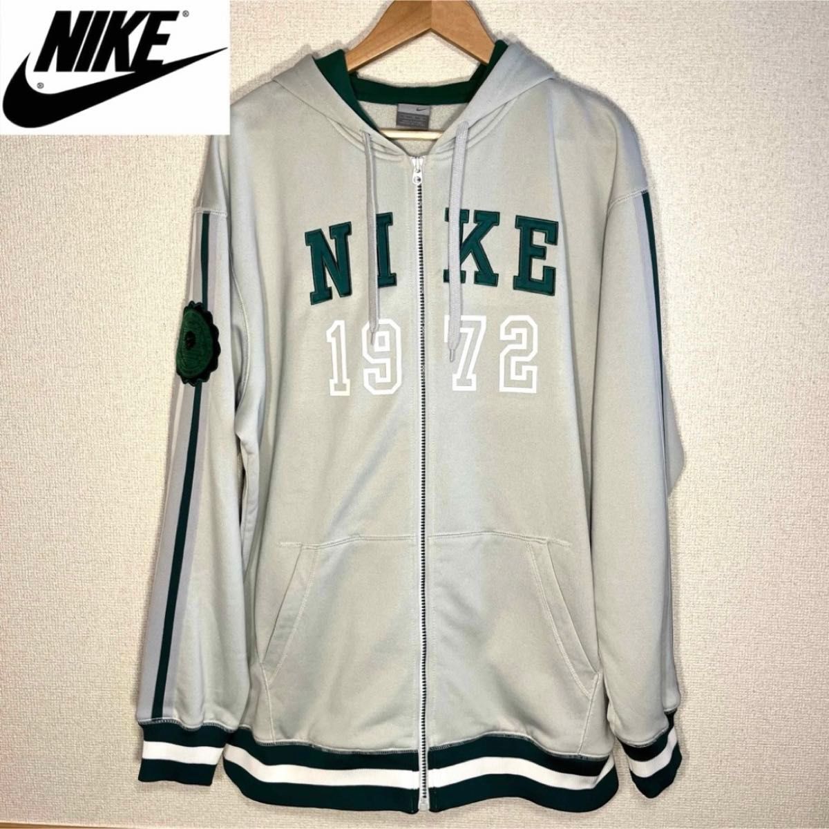 美品】NIKE ナイキ デッドストック Y2k ジップパーカー XL 美品】NIKE ナイキ デッドストック Y2k ジップパーカー XL