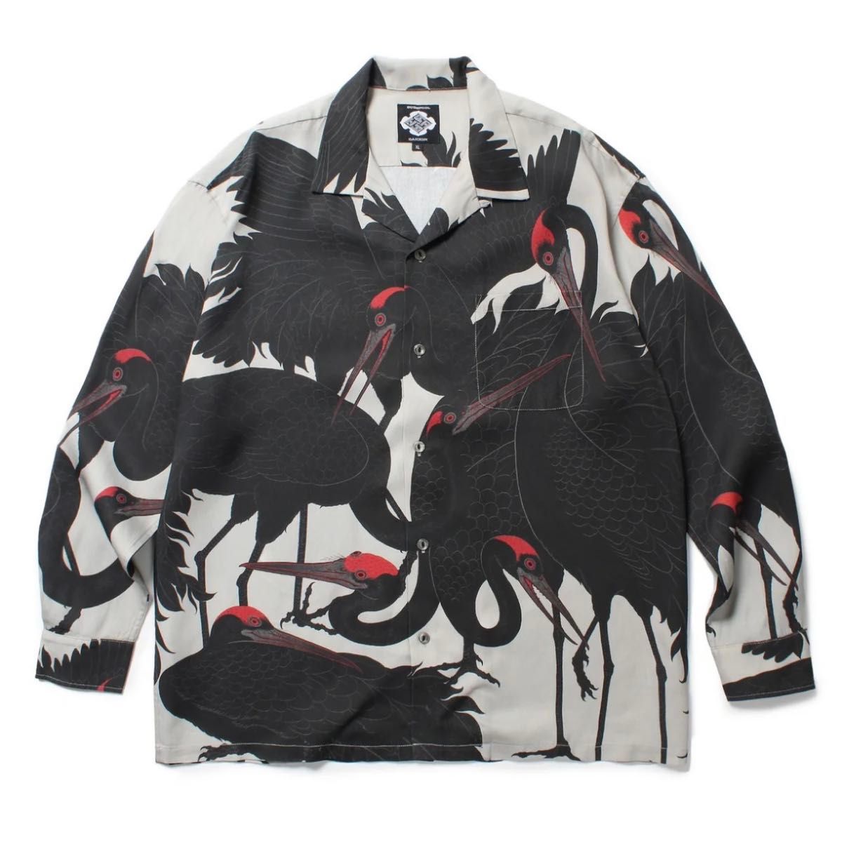 GAKKIN × BUDSPOOL 赤目鶴 L/S HAWAIIAN SHIRT サイズL|Yahoo GAKKIN × BUDSPOOL 赤目鶴 L/S HAWAIIAN SHIRT サイズL|Yahoo
