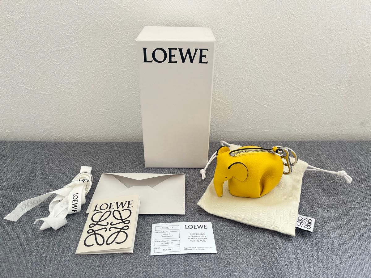 LOEWE ロエベ アニマル コインケース エレファント エレファント LOEWE ロエベ アニマル コインケース エレファント エレファント