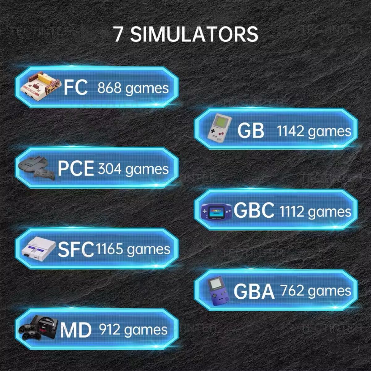 新品 未使用 エミュレータ ゲーム機 GB300 GB GBC GBA PCE SFC 新品 未使用 エミュレータ ゲーム機 GB300 GB GBC GBA PCE SFC