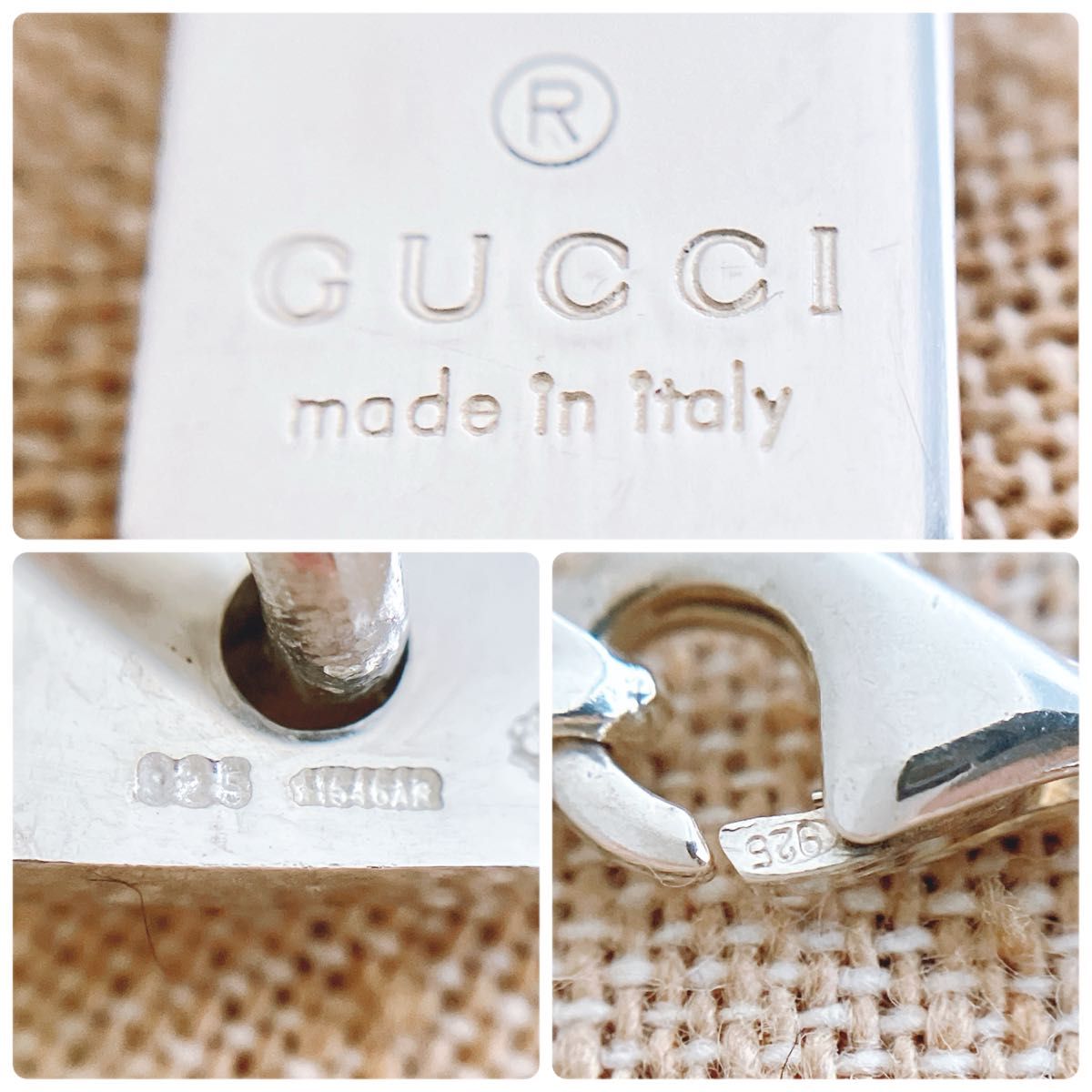 洗浄済 グッチ GUCCI 925 ネックレス シルバー メンズ OT329 洗浄済 グッチ GUCCI 925 ネックレス シルバー メンズ OT329