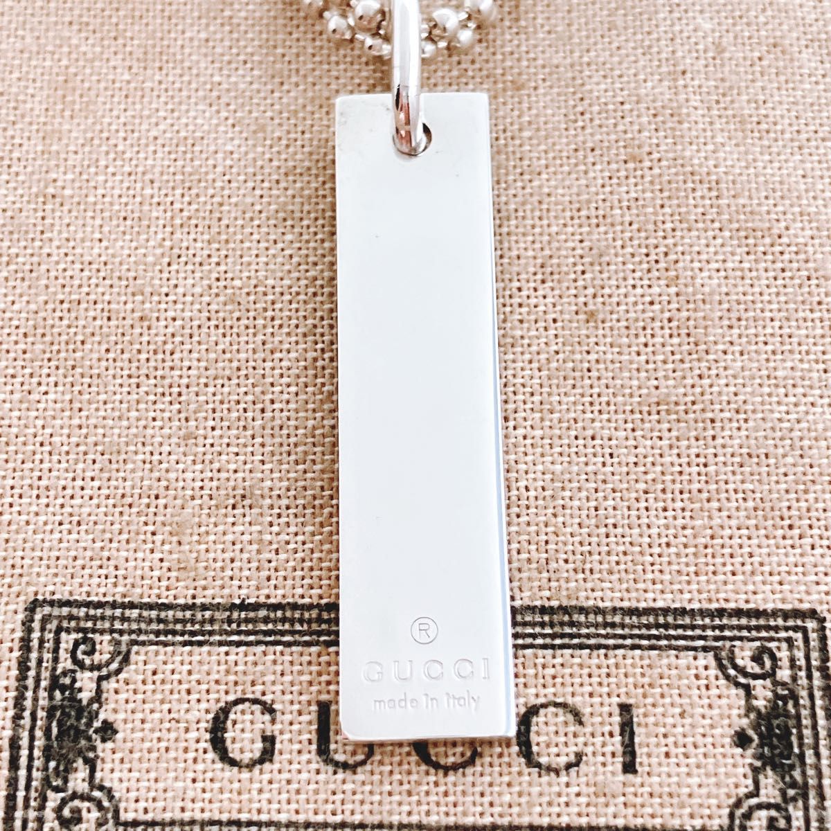 洗浄済 グッチ GUCCI 925 ネックレス シルバー メンズ OT329 洗浄済 グッチ GUCCI 925 ネックレス シルバー メンズ OT329