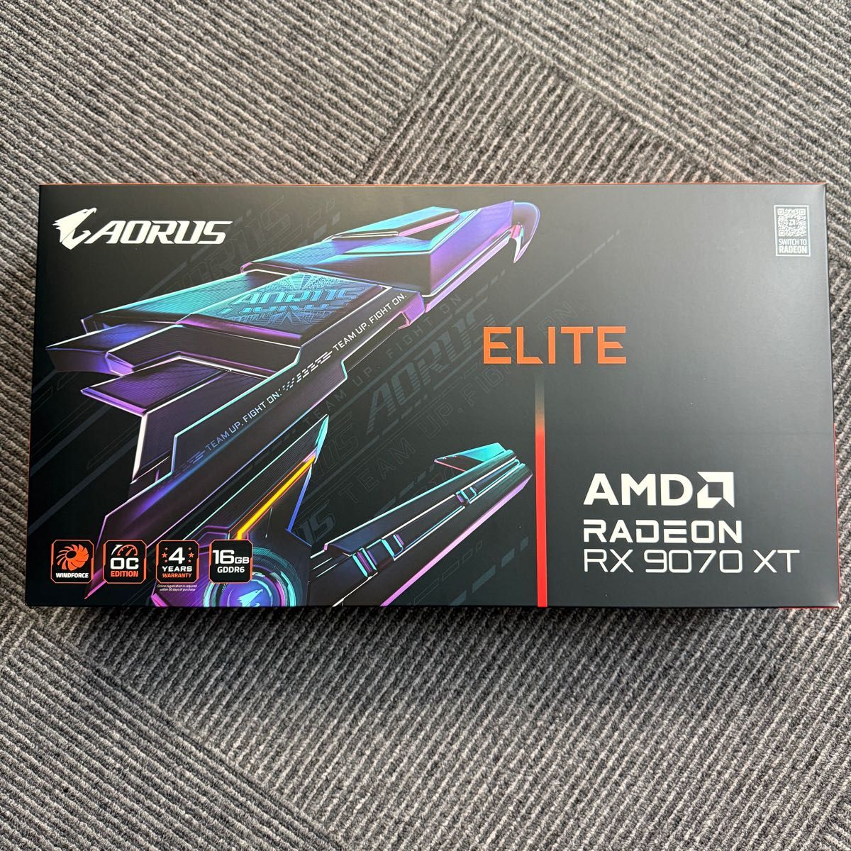 新品GIGABYTE AORUS Radeon RX 9070 XT ELITE 保証書レシート 新品GIGABYTE AORUS Radeon RX 9070 XT ELITE 保証書レシート