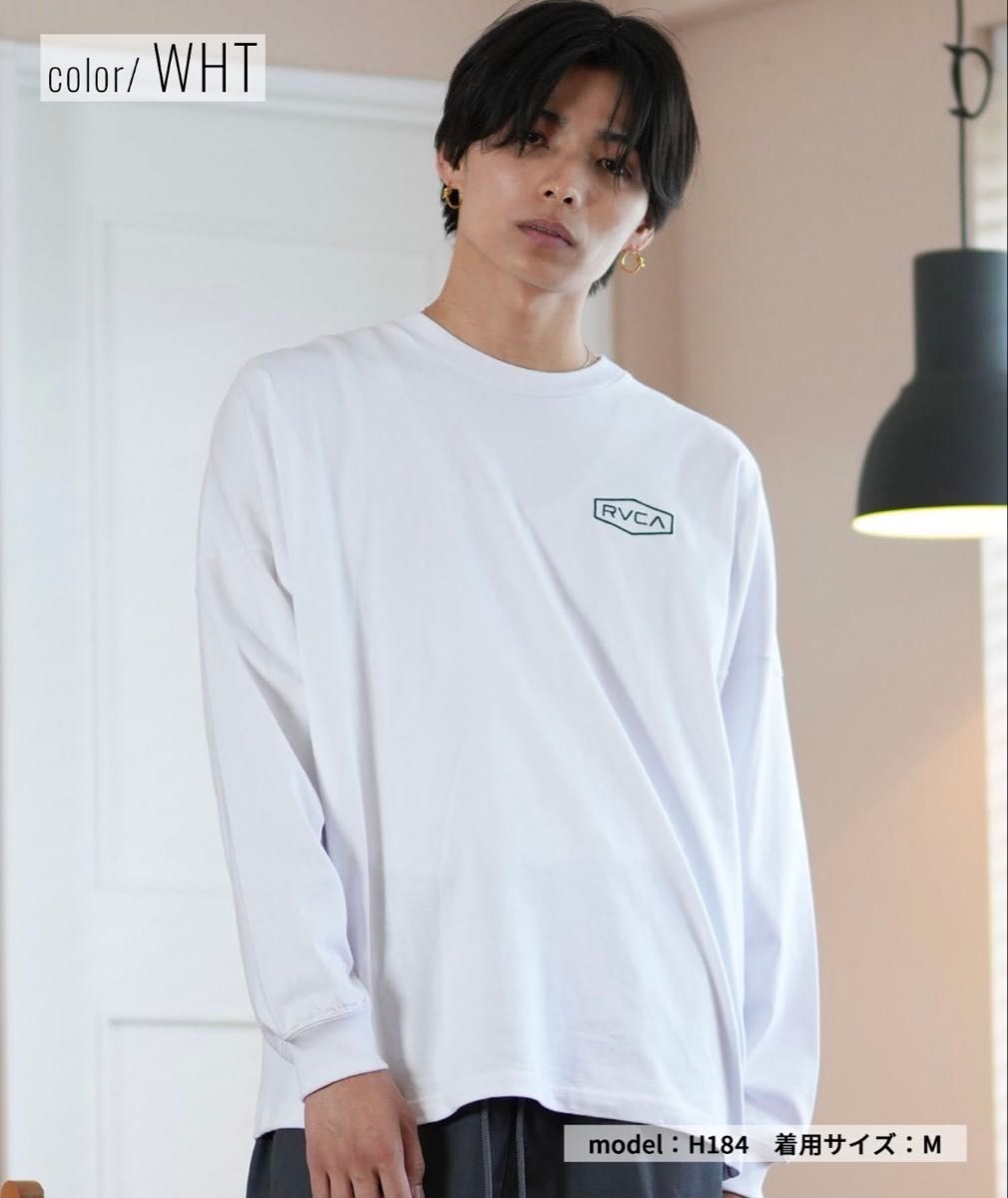 新品未使用訳あり RVCA/ルーカ 厚手長袖Tシャツ ロンT 刺繍ロゴ 新品未使用訳あり RVCA/ルーカ 厚手長袖Tシャツ ロンT 刺繍ロゴ