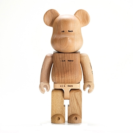 かんばつ材 400％ BE@RBRICK more trees × カリモク ベアブリック 2009年 伊勢丹 モア・トゥリーズ