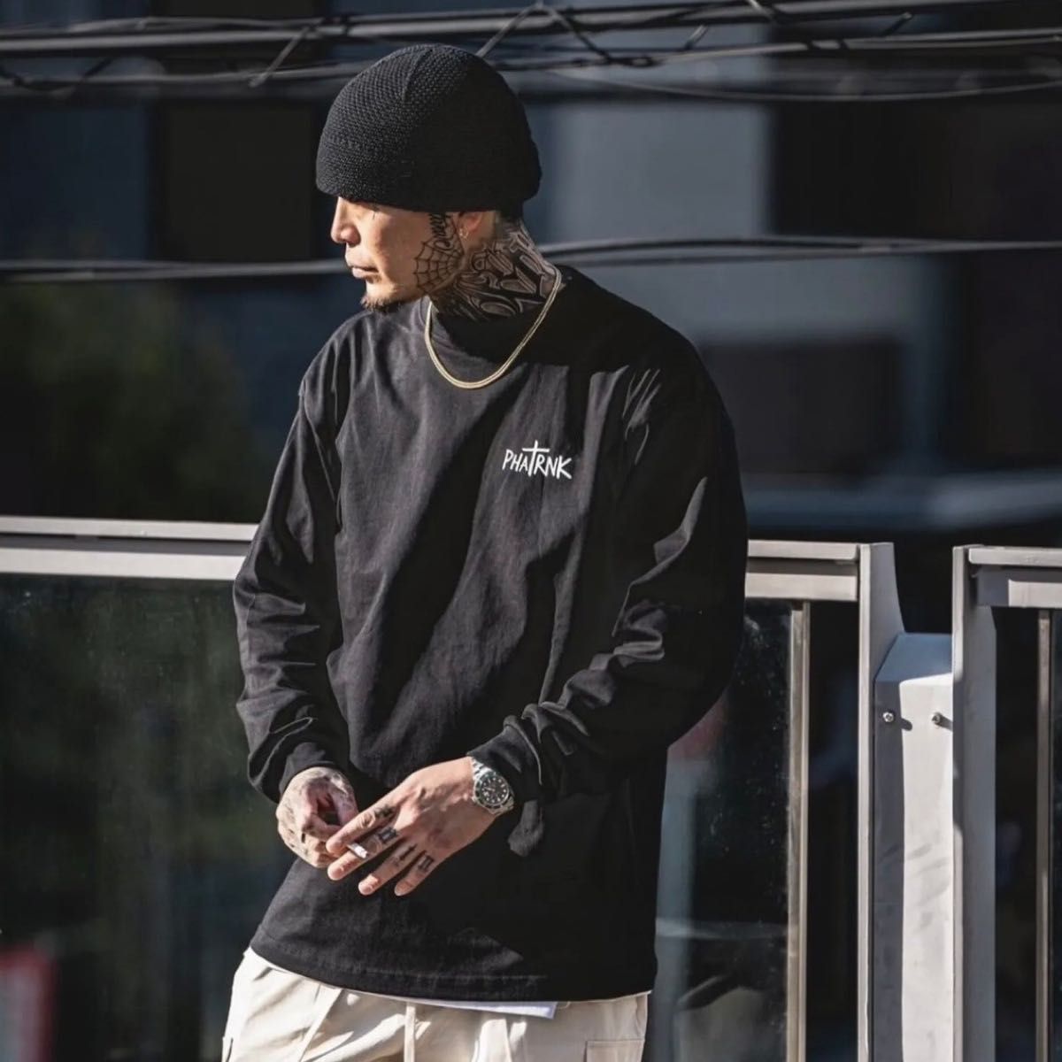 新品】PHATRNK ファットランク BASIC BACK LOGO L/S TEE 長袖T 新品】PHATRNK ファットランク BASIC BACK LOGO L/S TEE 長袖T