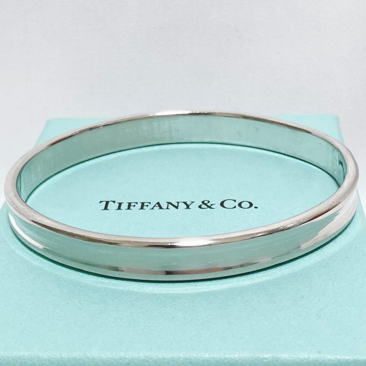 美品】 ティファニー T&CO ナロー 1837 バングル ブレスレット 美品】 ティファニー T&CO ナロー 1837 バングル ブレスレット